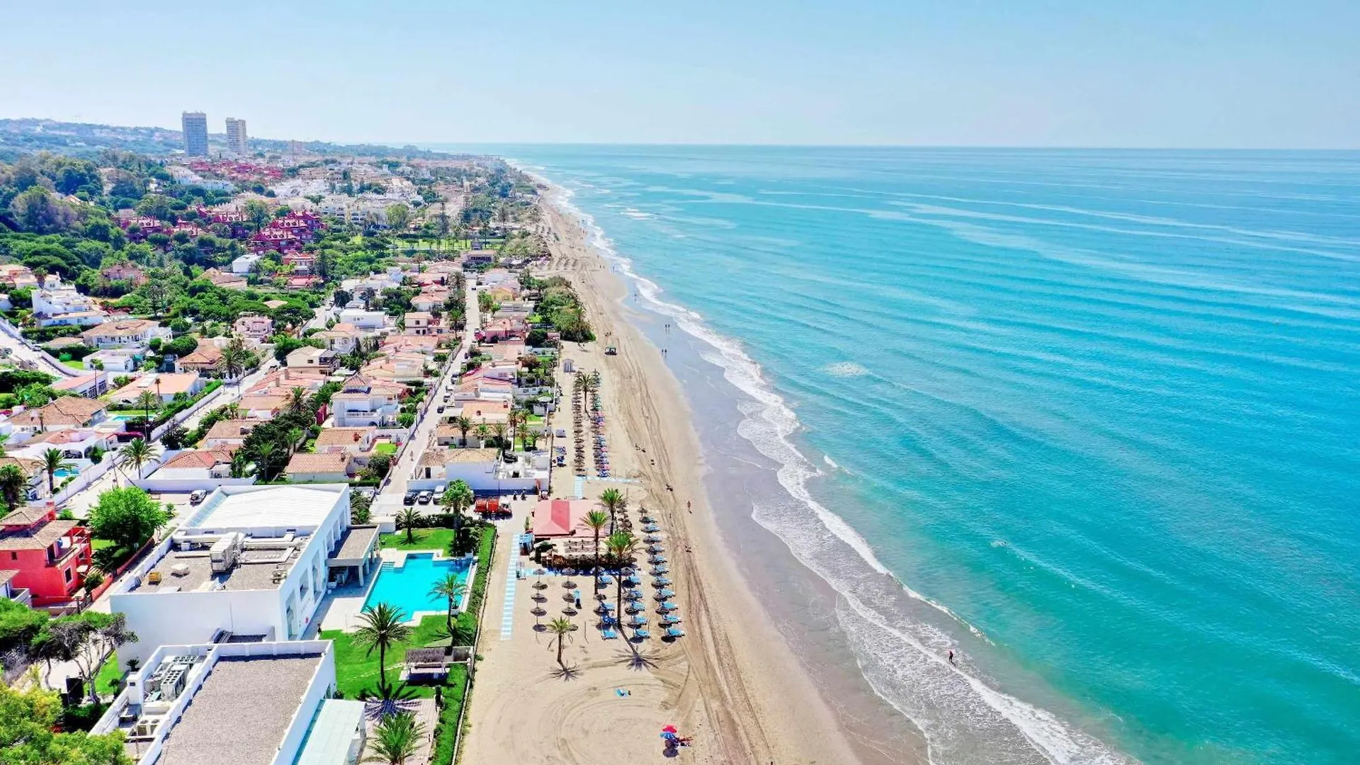 1081 Beachfront Penthouse Jacuzzi Roofterace Lounge Wifi Marbella Apartmán